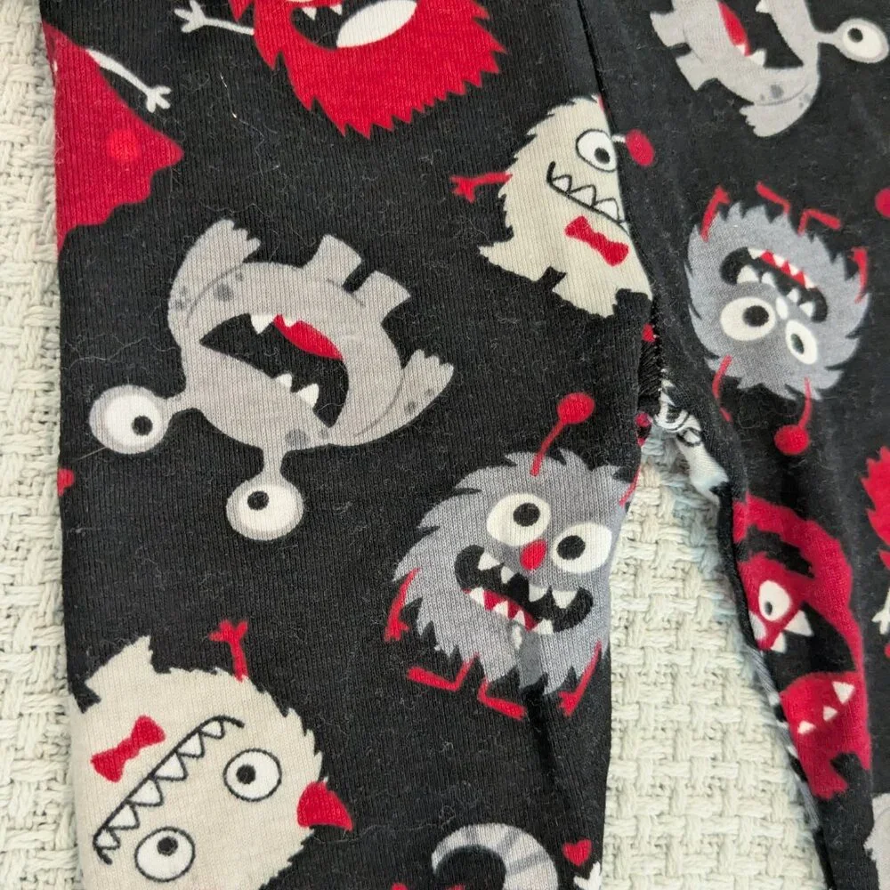 🛍️ BUNDLE ONLY • Children's Place Valentine's "Daddy's Little Monster" PJs 6-9m - Picture 3 of 7
